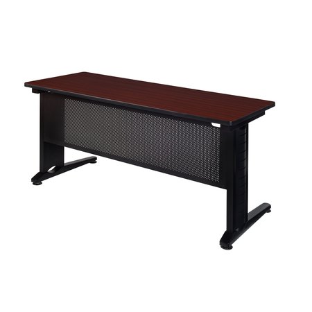 Fusion Rectangle Tables > Training Tables > Fusion Training Tables, 72 X 24 X 29, Wood|Metal Top, Mahogany MFTT7224MH